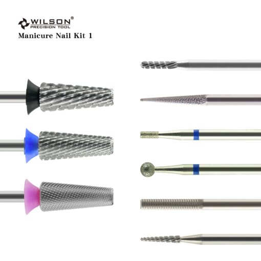 WILSON Carbide Nail Drill Bits Kit1(9PCS)-Nail Accessories/Tools/Manicure/Drill Bits