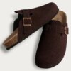 Comwarm New Classic Clogs For Women Men Suede Mules Slippers Fashion Potato Shoes Outdoor Cork Insole Sandals With Arch Support