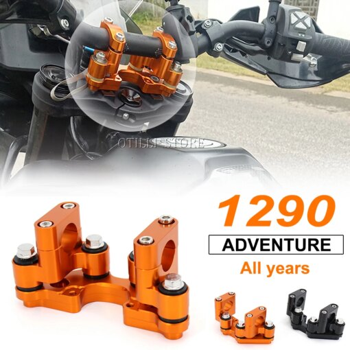 2021 NEW Motorcycle Accessories Steering Damper Mount Handlebar Riser Kit For 790 Adventure / R 390 Adv 1190 1290 Adventure