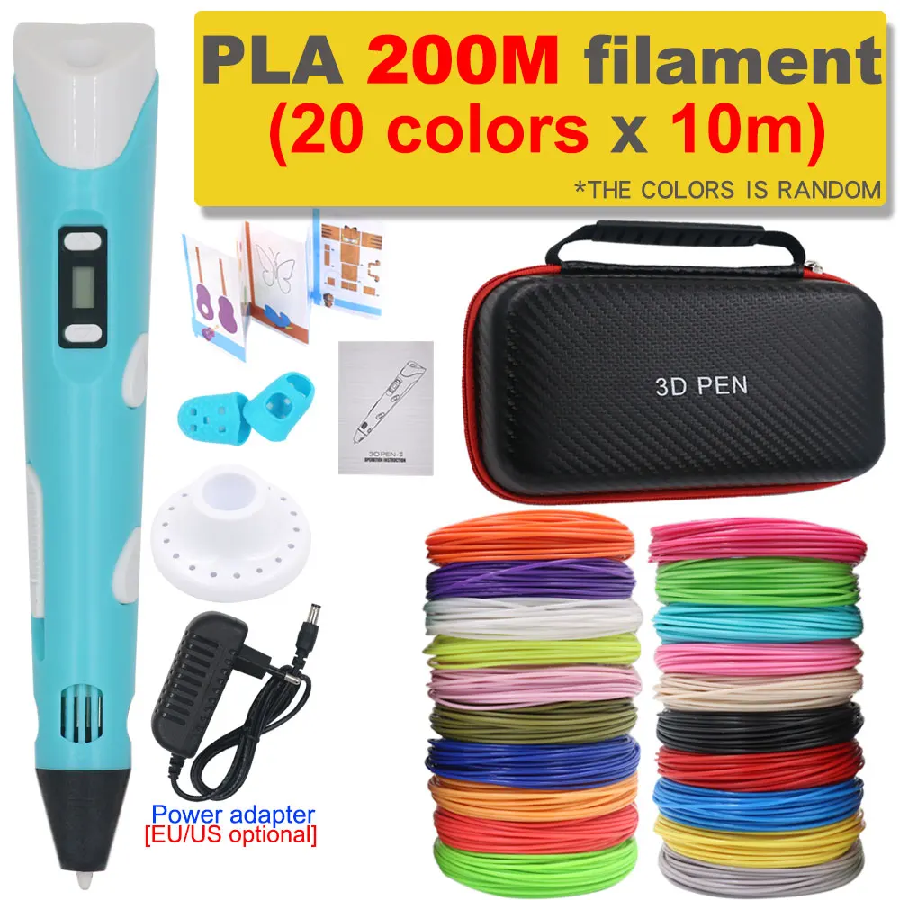 Blue with 200M PLA