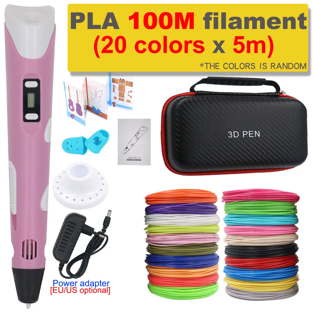 Pink with 100M PLA