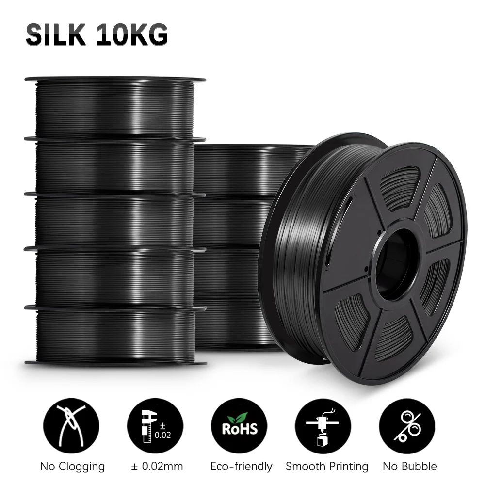 SILK Black 10Roll
