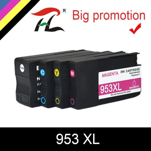 HTL Compatible Ink Cartridge 953 953XL for HP pro 7740 8210 8218 8710 8715 8718 8719 8720 8725 8728 8730 8740 printer for hp953