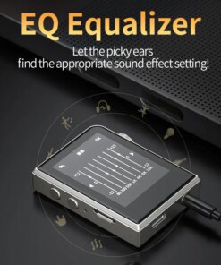RUIZU A58 HiFi Music MP3 Player DSD256 Lossless Decoding MP3 Portable Metal Walkman With EQ Equalizer Full Touch Scree