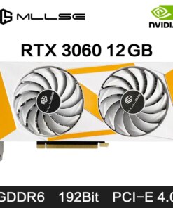 MLLSE RTX 3060 12GB Graphics Card GDDR6 192Bit PCI Express 4.0 ×16 8Pin NVIDIA GPU Rtx 3060 Gaming Video Card Placa De Video