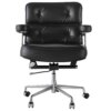 EU Stock TY205A Black Robin Chair Genuine Leather Lobby Office Computer Chair Home and Office