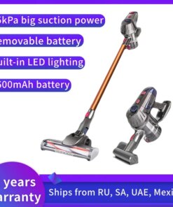 Wireless Upright Vacuum Cleaner For Home With LED Light 2550mAh Removable Battery 150W Motor 15kPa Suction House Cleaning IDEACH