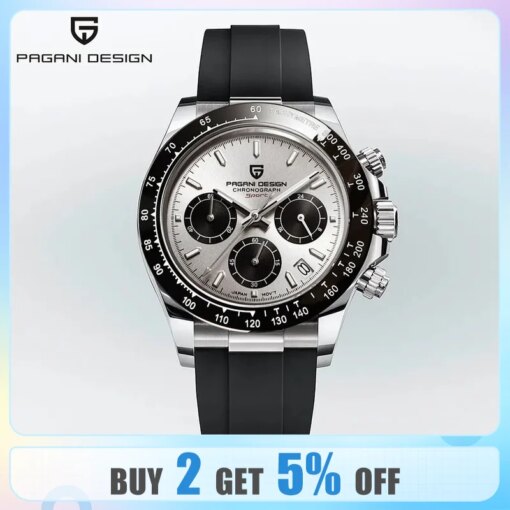 2024 PAGANI DESIGN Watch Men Quartz Top Brand Luxury Automatic Date Wristwatch for Men Waterproof Sport Chronograph Clock Mans