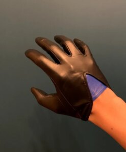 highshine unlined goat leather touch screen winter gloves for men black