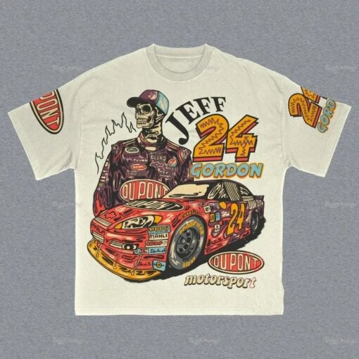 O-Neck Short Sleeve Casual Breathable Oversized Male 2023 Summer Top Men Clothing Vintage Streetwear Skull Print Men T-Shirt
