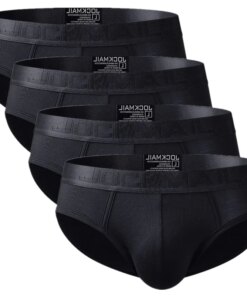4PCS/Lot Briefs Men Bikini Male Underwear Slip Hombre Calzoncillos Hombre Men Briefs Cuecas Underpants breathable bamboo  JM358