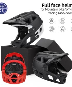 Full Face Helmet Cycling Safety Protection Bicycle Integral Helmet Downhill Mtb PC+EPS  Men's Mtb Helmet Motorcycle Racing Bike