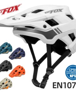 BATFOX men's mtb Helmet Cycling Integrally-molded Casco mtb bike Helmet Ultralight Bicycle helmets Capacete Ciclismo white
