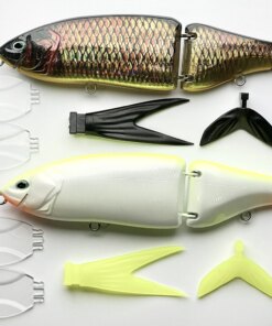CF LURE Luminous Jointed Bait Floating 220mm 115g Shad Glider Swimbait Fishing Lures Hard Body Bass Pike Painting Flaw On Sale