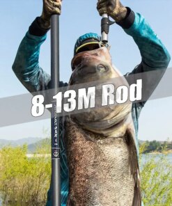 8M/9M/10M/11M/12M/13M Super Light long Hard Carbon Fiber Hand Fishing Rod high quality Telescopic Fishing Pole Stream
