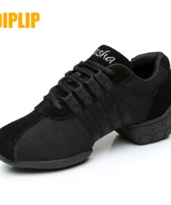 DIPLIP new modern dance shoes soft bottom jazz shoes sports dance shoes breathable outdoor women's shoes size 34-45