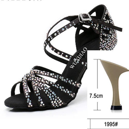 Black heel 7.5cm