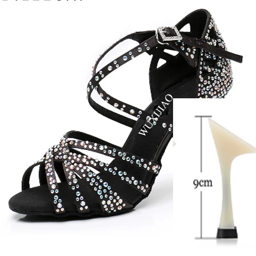 Black heel 9cm