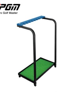 PGM Golf Pole Stand Organizer Equipment Storage 9 Holes Golf Club Rack Durable Golf Course Supplies ZJ005