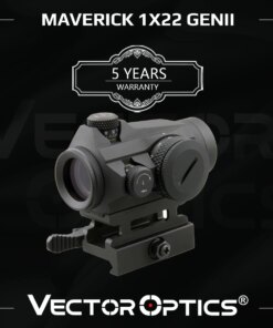 Vector Optics Maverick GenII 1x22 Red Dot Scope Sight Hunting Tactical Uncapped Turret QD Mount For Real Firearms .308 Airsoft