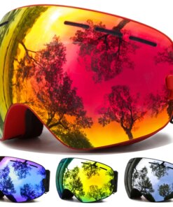 Ski Goggles,Winter Snow Sports Goggles with Anti-fog UV Protection for Men Women Youth Interchangeable Lens - Premium Goggles
