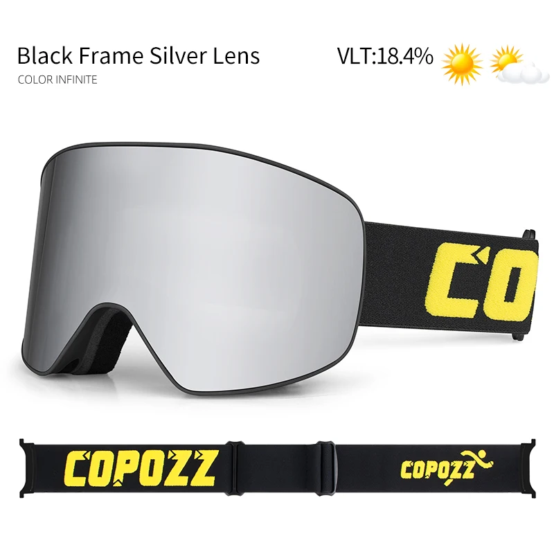 black silver lens