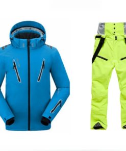 New Pelliot Male Ski Suits Jacket+Pants Men's Water-proof Breathable TThermal Cottom-padded Snowboard Suit Men Ski Jacket
