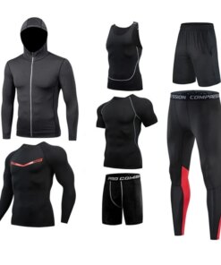 2022 Sports Suit Men's Running Set Basketball Underwear Tights Sportswear Gym Fitness Tights Jogging Training Tracksuits Clothes