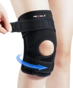 NEENCA Knee Brace Support  with Side Stabilizers for Knee Pain Arthritis Meniscus Tear, ACL, Injury Recovery, Running, Workout