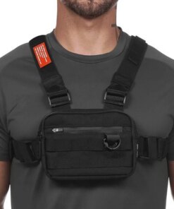 Chest Rig Running Bag Men Streetwear Hip Hop Waist Pack Fashion Outdoor Sport Gym Training Fitness Accessories Tactical Vest Bag