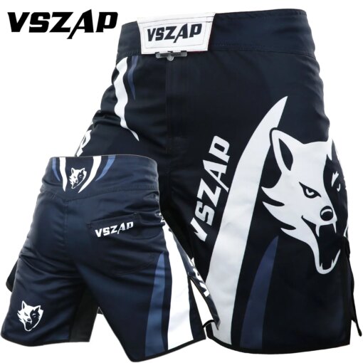 VSZAP Boxing Fight Shorts MMA Shorts For Men Sotf MMA Muay Thai Sport Shorts Trunks Grappling Sanda Kickboxing Pant Boxe