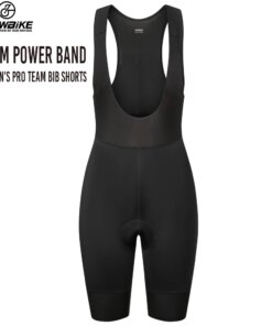 YKYWBIKE Summer Women Cycling Bib Shorts With Pad High Elastic Quick Dry MTB Bike Bicycle Shorts Tights Pants Sport Clothing