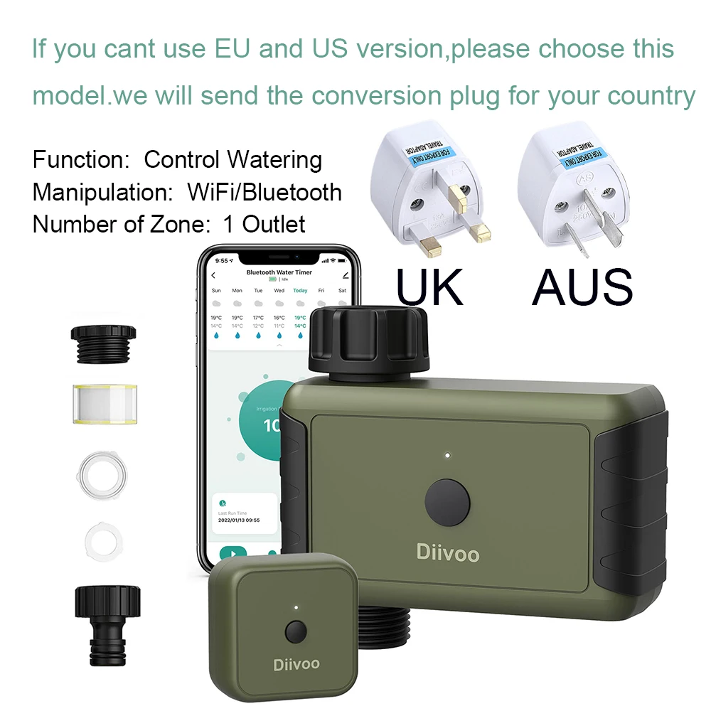 1 Outlet and adapter