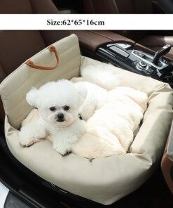 HOOPET Car Safety Seat Bed Pad Kennel Removable Travel Bag Washable Pet Dog Cat Car Seat Transport Cover Pet Supplies
