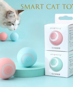 Smart Cat Toys Automatic Rolling Ball Electric Cat Toys Interactive For Cats Training Self-moving Kitten Toys Pet Accessories