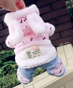 Thicken Warm Dog Clothing Winter Pet Clothes Jumpsuit Puppy Coat Yorkie Poodle Bichon Pomeranian Schnauzer Dog Outfit Apparel