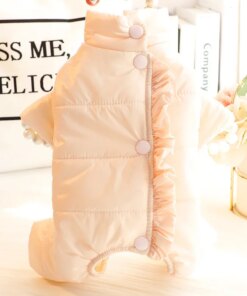 Winter Dog Clothes Warm Jumpsuit Coat Puppy Small Dog Costume Yorkie Pomeranian Poodle Bichon Schnauzer Pet Clothing Apparel
