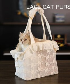 Pet Carrier Bag for Cat Small Dog Backpack Travel Car Seat Transport Moving Puppy  Women Animals Box Supplies Accessories