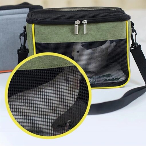 Portable Pet Bird Cage Parrot Carrier Hamster Lizard Bag Sugar Glider Backpack Rabbit Squirrel for Small Animals Pet Accessories