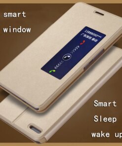 Intelligent Sleep wake up Flip case For Huawei honor X2 MediaPad X2 Flip cover Pu leather cover smart window 7.0"  cover case