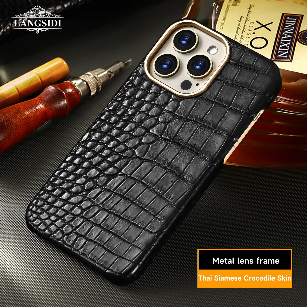 Crocodile skin black