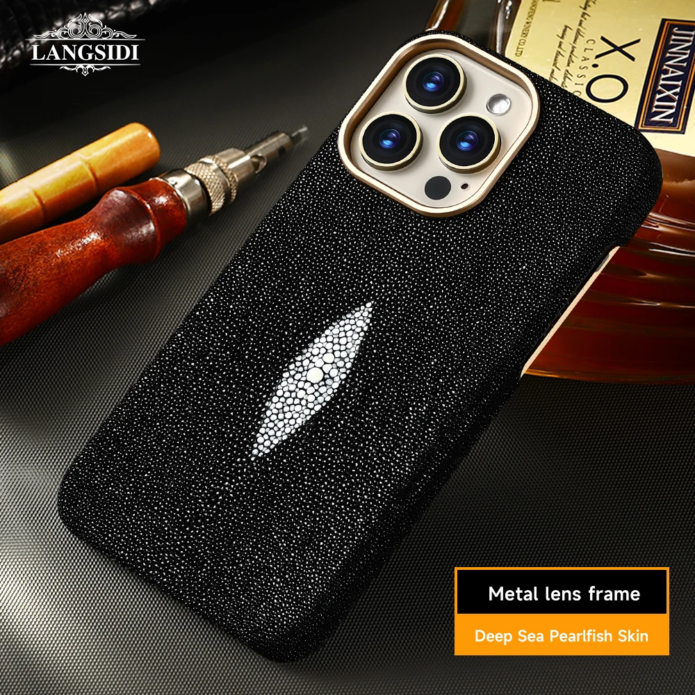 Stingray skin black