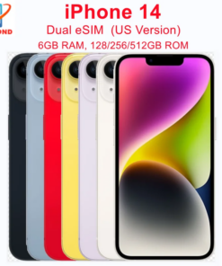 Apple iPhone 14 128/256/512GB ROM 6GB RAM Dual eSIM 6.1" Genuine Super Retina OLED Face ID NFC A15 5G 98% New Mobile Phone