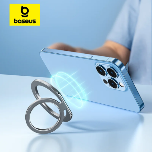 Baseus Magnetic Phone Holder Stand Cell Phone Grip Finger Ring Holder Support For iPhone 14 13 Pro Max Samsung Accessories