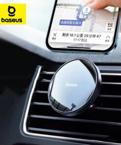 Baseus Magnetic Car Phone Holder Air Vent Universal for iPhone 13 14 15 Pro Smartphone Car Phone Stand Support Clip Mount Holder
