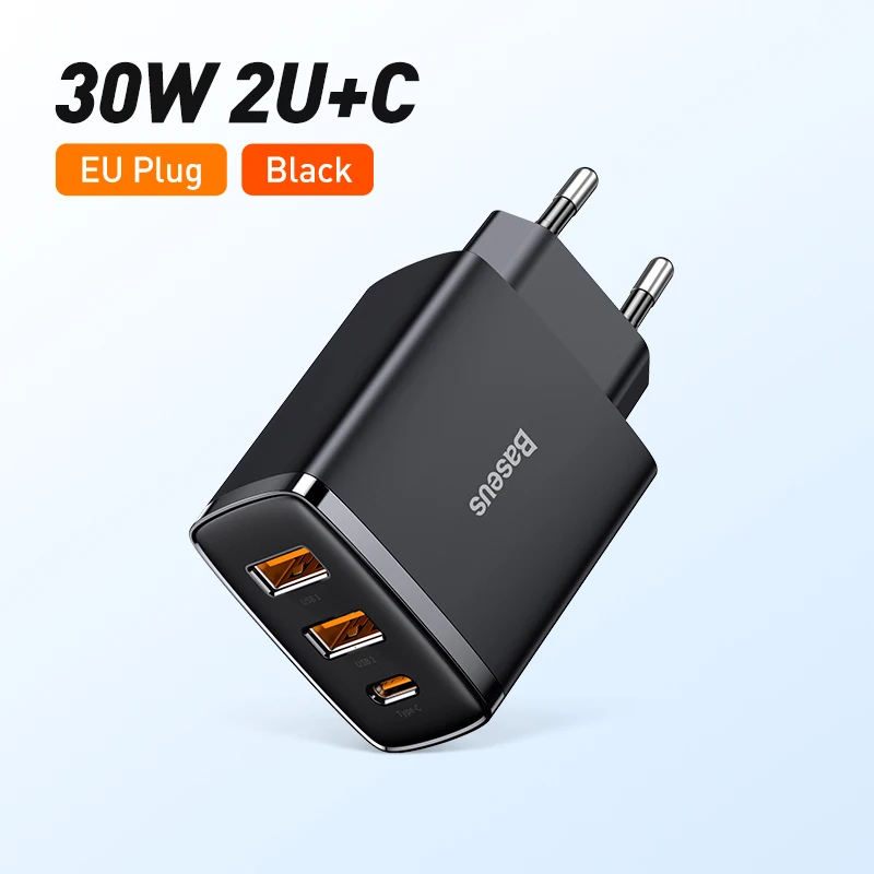EU Plug Black
