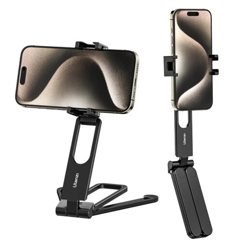 Ulanzi MA26 Mini Pocket Foldable Tripod for Phone Vertical Horizontal Shooting Expansion Video Light Microphone Photography Vlog
