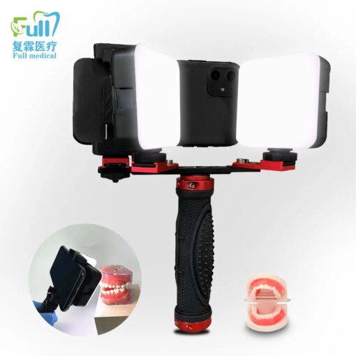 Dentist Treatment Light Brightness Adjustable Oral Filling Flash Light, Mobile Phone Dental Photography Lamp Dentistry Equipment