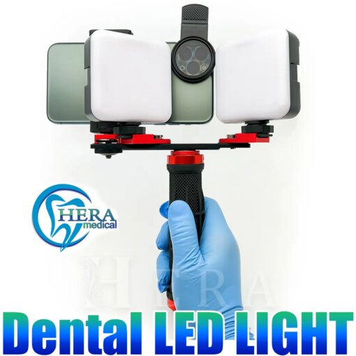 Dental Photography Kit Mobile Phone Flashlight for Dentistry Photo Video Equipment Oral Filling Light for Dentists