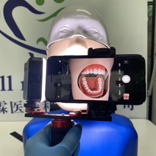 Dentist Treatment Light Brightness adjustment Oral Filling Twin Flash Light Mobile Phone Dental Photography Equipment